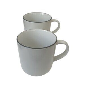 Set Of 2 Royal Doulton Gordon Ramsay Bread Street Coffee Mugs 3" High Dishwasher
